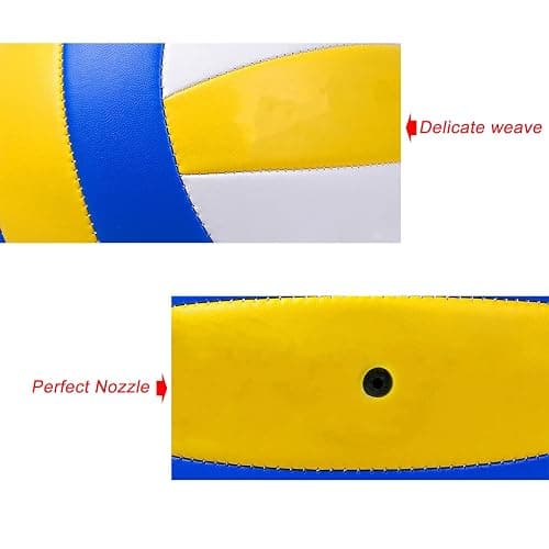 ABAJI Volleyball Official Ball Thicker PU Waterproof Anti-Explosion 15+ Years Kids Girls Boys Indoor Training Game Outdoor Sand Beach Pool Play Pump Needle thumbnail 3
