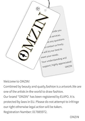 OMZIN Women's Work Office Blazer Lapel Collar Long Sleeve Cropped Blazer Business Jacket thumbnail 7