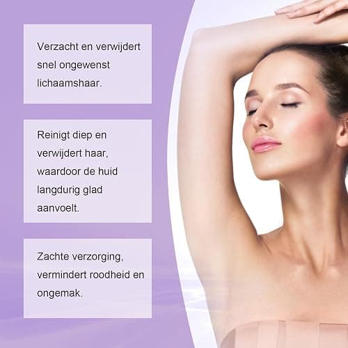 Cloud Sense Hair Removal Mousses, Gentle Flawless Hairs Remover with Aloe Vera for Smooth Skin, Safe for Sensitive Skin, Quick & Effective Hair Removal, Arms, Legs, Chest, Bikini Line 4.73 FL.OZ thumbnail 3
