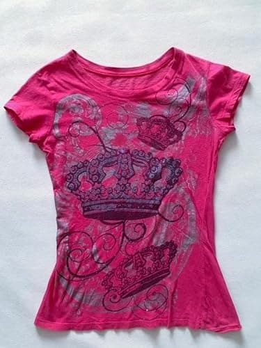 Y2K Emo Grunge Scene Shirt Women Cutecore Gyaru T-Shirts Teen Girl Graphic Tee Goth Tops Mcbling 2000s Alt Clothes thumbnail 2