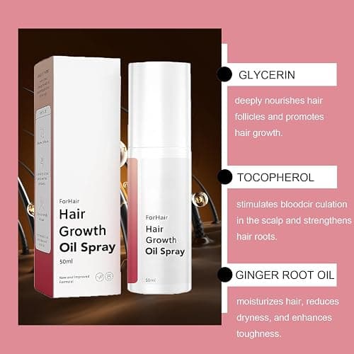 Advanced Hair Regrowth Serum for Scalp 50ml, Hair Growth Oil Spray Promotes Hair Growth and Strengthening - Non-Greasy, Hormone-Free, Fast-Absorbing Formula – Fights Hair Thinning & Hair Loss thumbnail 6