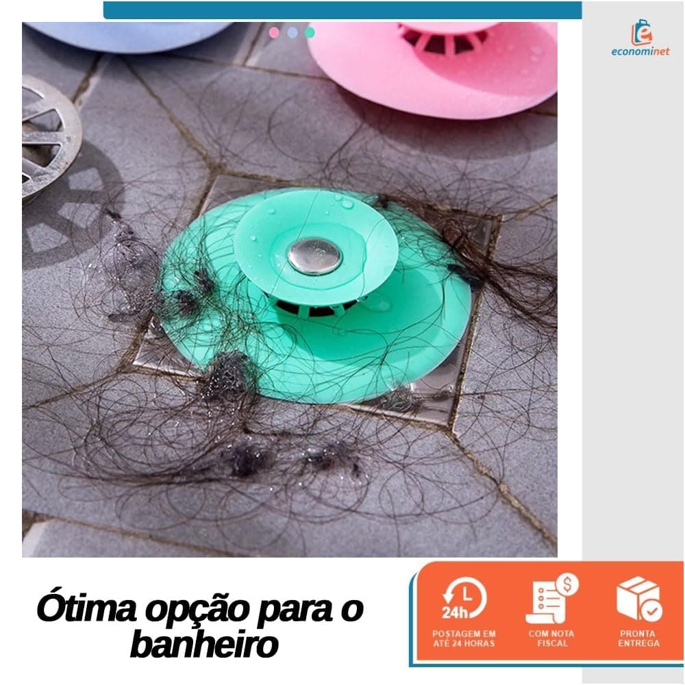 Tampa de Ralo com Válvula Sistema de Drenagem Higiene 10cm - Starfer (Verde) thumbnail 6
