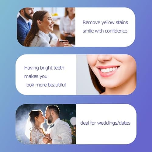 TAWEE Teeth Whitening Kit Safe for Sensitive Teeth & Enamel Wired Tooth whitening Accelerator Light with 16 Blue LED Birthday Gifts for Women Men Gum Health thumbnail 6