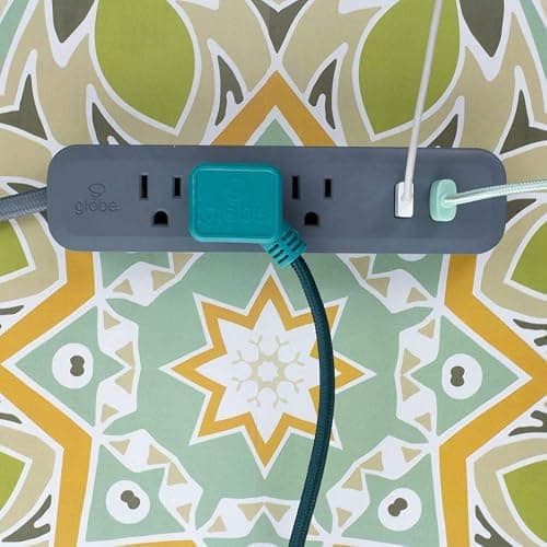 Globe Electric - 78257 Designer Series Power Strip, Rose 3 Outlet thumbnail 7