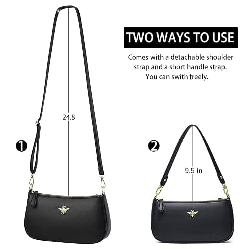 Small Tote Shoulder Bags Purses for Women Retro Classic Crossbody Bags Cute Clutch Purse and Handbag thumbnail 5