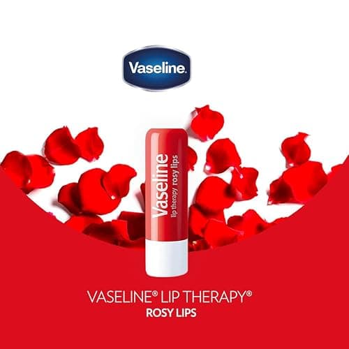 Vaseline Lip Therapy Rosy Lips 8-Pack – Moisturizing Lip Balm, Tinted, 0.16 Oz Ea thumbnail 3