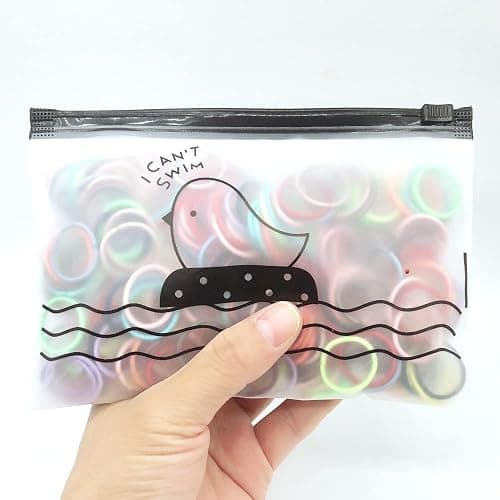 300PCS Baby Toddler Hair Ties， Finger Hair Ties Small Ponytail Holders for Kids Girls thumbnail 4