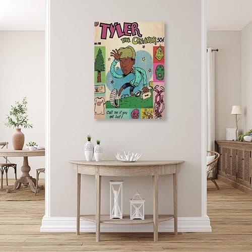 InfinitMLabs Tyler The Poster Comic Music Poster for Room Aesthetic Canvas Wall Art Bedroom Decor8x12in Unframed, style-14 thumbnail 2