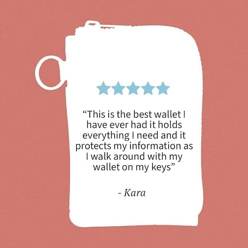Thread Wallets RFID Blocking Leather Zip Wallet with Card Holder for Men and Women (Emmeline) thumbnail 7