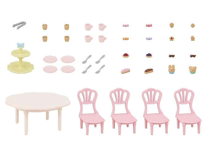 EPOCH PS Sylvanian Families Furniture Sweets Party Set, Mosquito - 426, Multicolor thumbnail 4