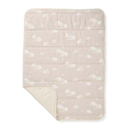 Burt's Bees Baby Reversible Blanket, Nursery, Stroller & Tummy-Time Organic Jersey Cotton Quilted Infant & Toddler Bedding thumbnail 2