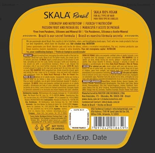 SKALA Mais Cachos, Crespos, and Maracuja 2-in-1 Cream (3-Pack Bundle) - 105.6 oz thumbnail 5