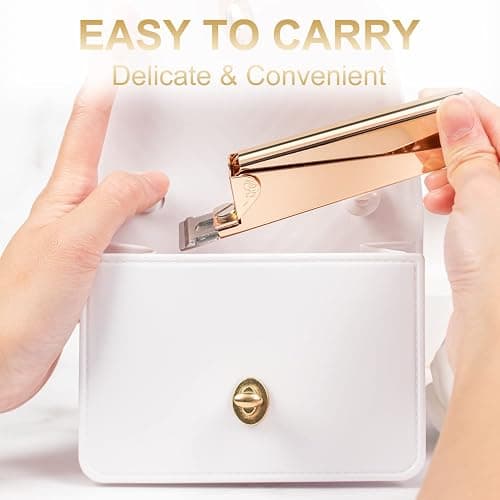 Nail Clippers for Acrylic Nails, Gold Premium Stainless Steel Fake False Acrylic Nail Cutter, Sharp Blade Nail Manicure Nail Tips Clipper for Salon Home DIY Nail Art Beauty Design by GA&EN thumbnail 4