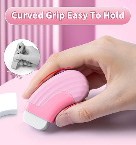 Pindda 4+1 Pack Rubber Erasers Sliding Retractable Eraser - Pink | Large White Erasers with 4 Refill Eraser for School Office Home Supplies Art Drawing, Push Pull Pencil Erasers for Kids Teens thumbnail 4