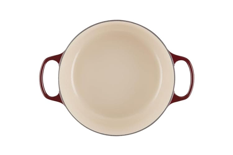 Le Creuset Enameled Cast Iron Signature Round Dutch Oven, 5.5 qt., Garnet thumbnail 5