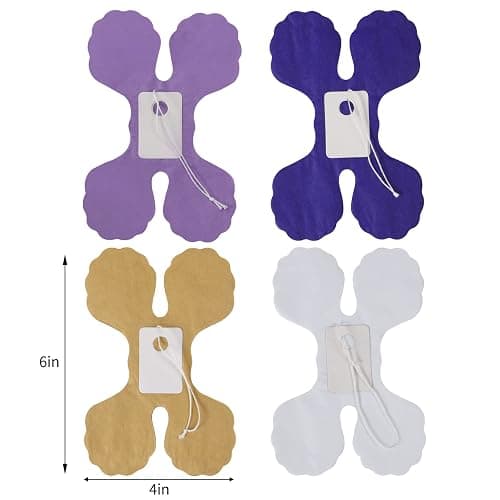 Purple-Gold Party Decorations Garland Streamers - 12pcs White Purple Lavender Graduation 4-Leaf Clover Paper Streamer,Woman Birthday Wedding Bridal Shower Mothers Banners Decor Ouruola thumbnail 2