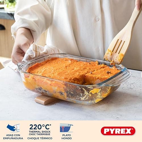 Pyrex 8023510, Set aus 3 Auflaufformen aus Glas – Borosilikatglas thumbnail 7