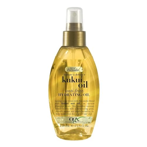 OGX Hydrate & Defrizz + Kukui Oil Anti-Frizz Hydrating Oil, 4 Ounce - Image 1