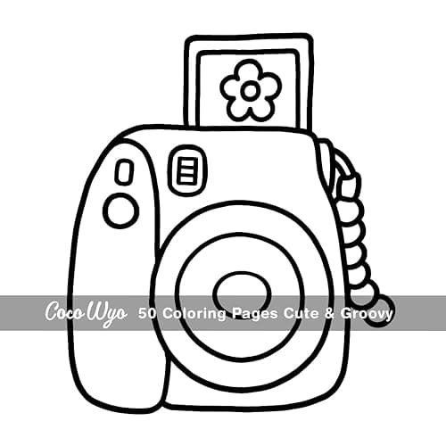 Cute & Groovy: Coloring Book for Adults and Kids, Bold and Easy, Simple and Big Designs for Relaxation Featuring Lovely Things (Bold & Easy Coloring) thumbnail 3