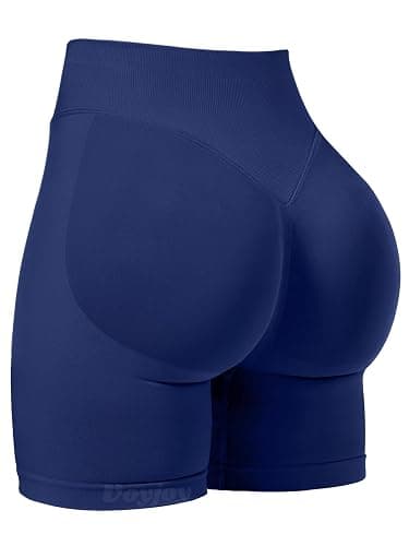 VOYJOY Women Workout Impact Shorts 2.5"/ 3.6"/ 4.5"/ 6" Scrunch Butt Lifting Gym Seamless Booty Biker Shorts - Image 1