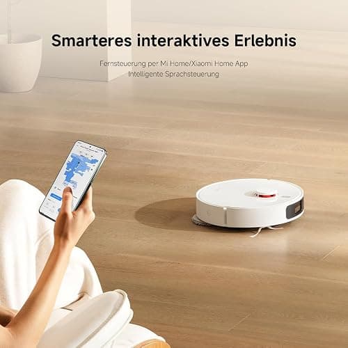 Xiaomi Robot Vacuum X20+ Saugroboter mit Absaugstation und 4L/4L Frisch- & Altwassertank - 2 rotierende, Auto-Trocknung Wischmops, Bis 280m² wischen, 6000Pa Saugkraft, LDS-Navigation, Alle Bodentypen thumbnail 8