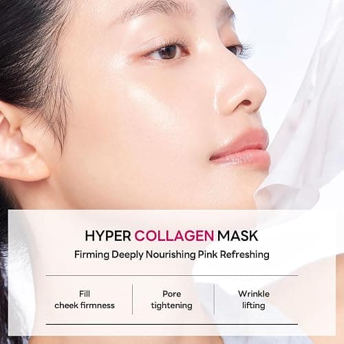 Mediheal Hyper Collagen_Collagen Real Deep Mask 4pcs | Collagen Gel Mask for Multi-lifting Care | Achieves Bouncy Skin | Boosts Pore Elasticity | 30mins Quick Care | Extra Hydration thumbnail 2