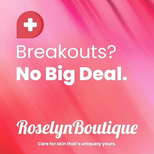 ROSELYNBOUTIQUE Pimple Patches - Hydrocolloid Spot Patches for Blemishes – 300 Clear Dots – Vegan & Cruelty-Free – Cosmetic Facial Skincare Product thumbnail 8