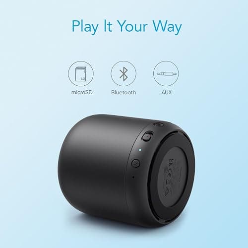 Anker Super-Portable Bluetooth Speaker Soundcore Mini with 15-Hour Playtime, Wireless Speaker with 66-Foot Bluetooth Range, Enhanced Bass, Noise Cancelling Microphone, For Outdoor, Travel, Home thumbnail 5