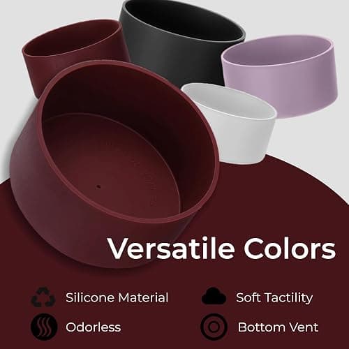 Black Cherry Charm & 2PCS Silicone Boot for Owala 20/24/30/32/40 oz, Perfect Water Bottles Accessories Set Pendant for Owala thumbnail 5