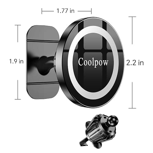 for iPhone MagSafe Car Mount Dashboard【Stronger Magnets】 Magnetic Phone Holder for Car Dash【Hands Free 】 Magsafe car Holder for Car Fit iPhone 15 14 13 12 Pro Max Plus Mini Mag Safe Case &Cell Phone thumbnail 8