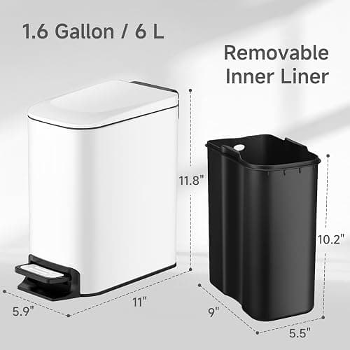Bathroom Trash Can thumbnail 6