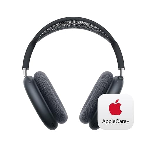 Apple AirPods Max Wireless Over-Ear Headphones, Pro-Level Active Noise Cancellation, Transparency Mode, Personalized Spatial Audio - Midnight with AppleCare+ (2 Years) - USB-C - Midnight - With AppleCare+ (2 Years) - Image 1