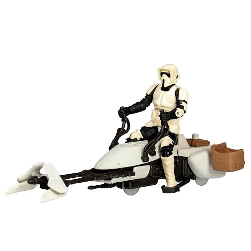 STAR WARS Epic World of Action Scout Trooper & Speeder Bike, 4-Inch Action Figure & Vehicle, Toys for 4 Year Old Boys and Girls & Up thumbnail 2