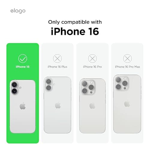elago Compatible with iPhone 16 Case, Premium Liquid Silicone Case, Full Body Protective Cover, Shockproof, Slim Phone Case, Anti-Scratch Soft Microfiber Lining, 6.1 inch (Lovely Pink) thumbnail 2