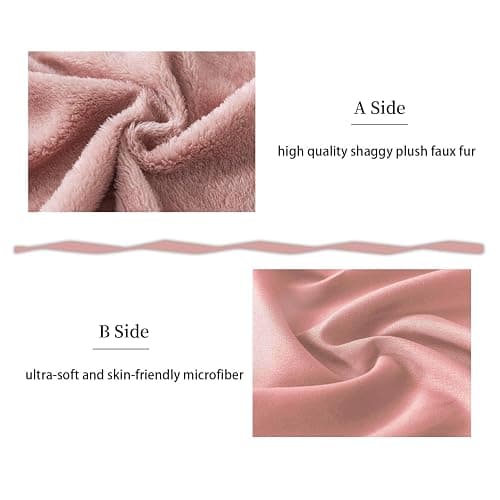 WhatsBedding Memory Foam Body Pillow with Plush Fuzzy Cover, Full Body Pillow for Adults, Long Pillow for Sleeping, Soft Pillow Fluffy Supportive thumbnail 2
