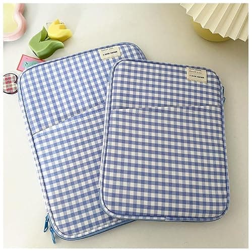 11-13Inch Cute Puffy Laptop Sleeve Fairycore Carrying Laptop Bag Cover Kawaii Tablet Liner Pouch Cottagecore Office Accessories (13inch,Black) thumbnail 7