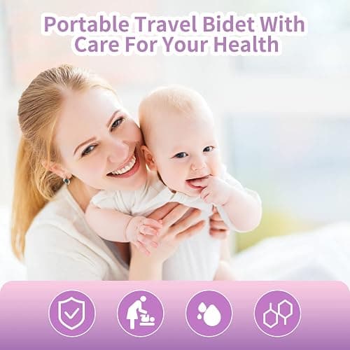 Peri Bottle for Postpartum Care for Perineal Recovery and Cleansing After Birth 12.7 OZ Color: Purple thumbnail 5