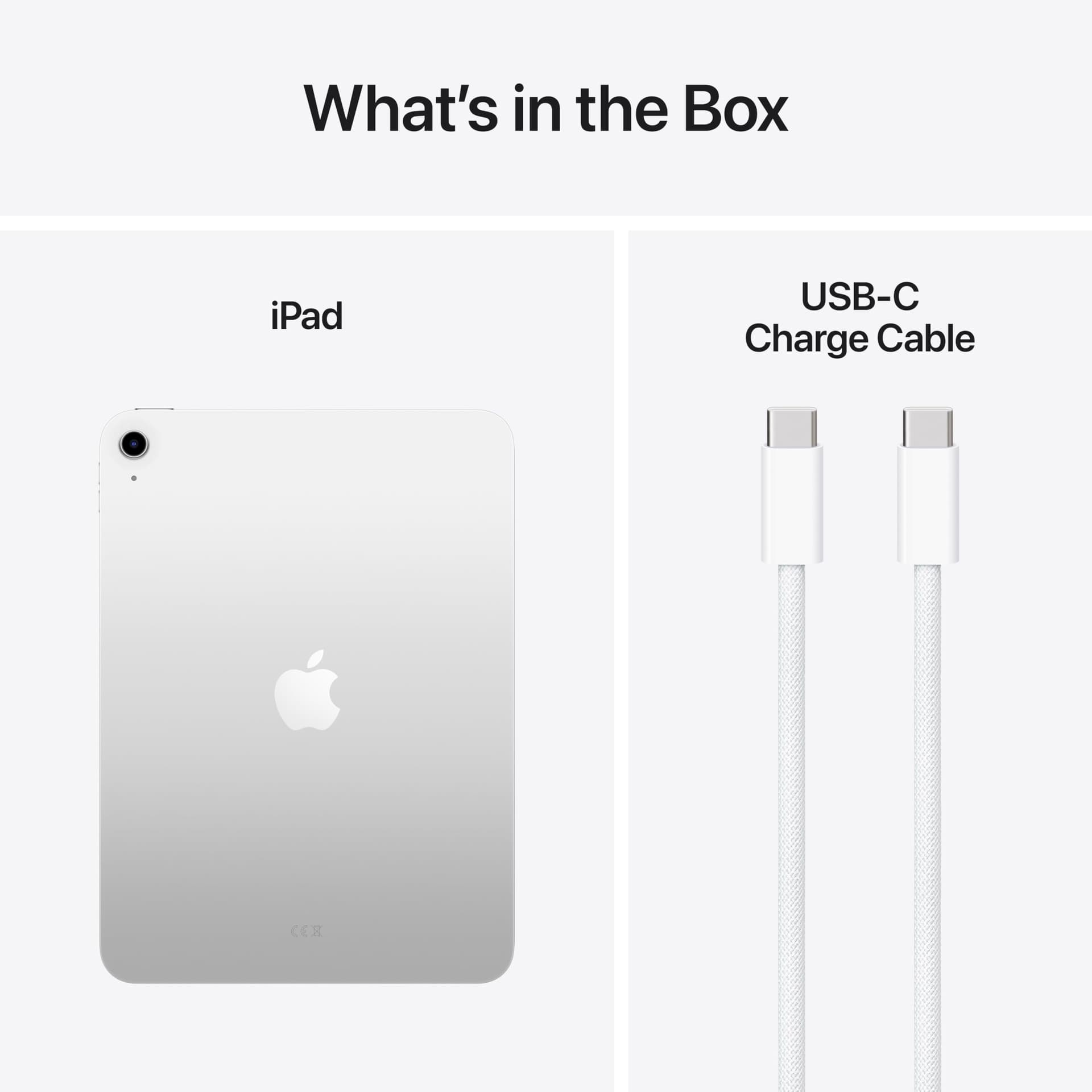 Apple iPad met A16 chip: 11 inch Liquid Retina-display, 128 GB, wifi 6, 12 MP camera aan de voor- en achterkant, Touch ID, batterij voor een hele dag – Zilver thumbnail 6