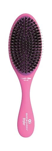 Olivia Garden OG Brush Styler, To Smooth and add Shine, All hair Types, removable cushion for easy cleaning, scalp hugging for scalp massage, gentle, for women, men, and children - Image 1