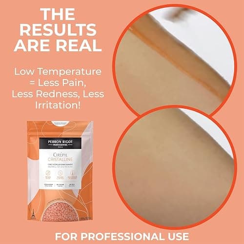 Cirepil - Cristalline - 800g / 28.22 oz Wax Beads Bag - Micro-Crystalline Formula for Sensitive Skin - Rosin-free - Unscented & Gel Texture thumbnail 5