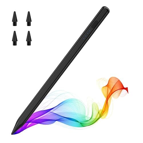 Moko Pencil for iPad(A16) 11th 10th Gen,USB-C Fast Charging,Black | Stylus Pen for 2018-2026 Apple iPad 11/10/9/8/7/6/A16, Mini 7-5, Air M4-M2 11"/13"/5/4/3, Pro 13"/12.9"/11" Tilt Sensitivity - Image 1