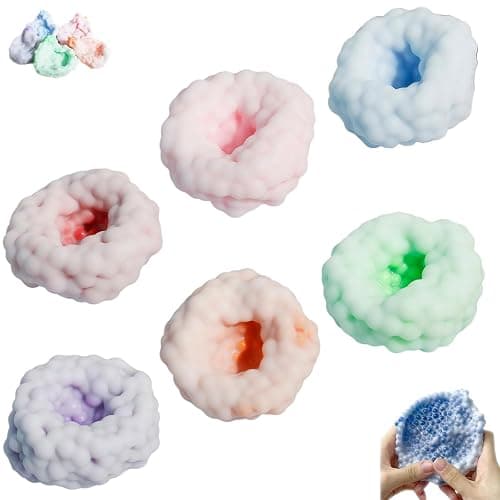 Crunchy Squishy Stress Ball, Ice Skin Crunchy Stress Balls, DIY Soft Sand Filled Anxiety Relief Squeeze Ball (1 Set) - Image 1