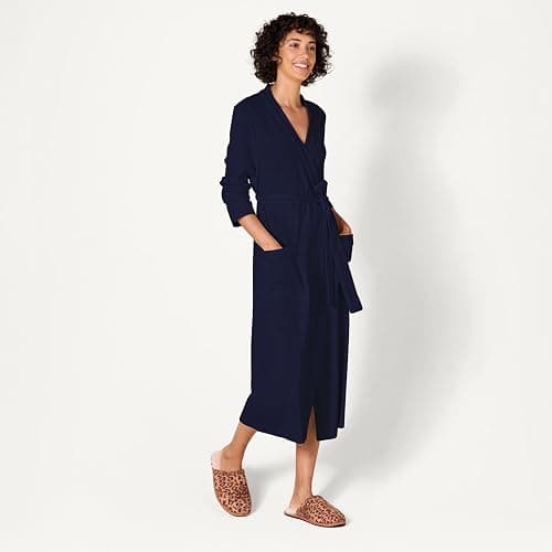 Amazon Essentials Womens Lightweight Waffle Full-Length Robe thumbnail 5