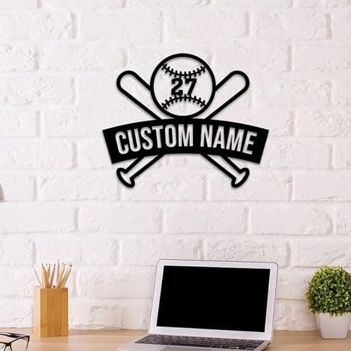 Personalized Baseball Neon Sign, Custom Name Wall Decor Lamp With 16 Colors Changing Remote Control, Sport Christmas Birthday Light (Baseball) thumbnail 5