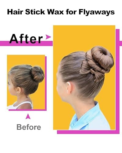 Hair Wax Stick, Wax Stick for Hair Flyaways Kids & Women Hair Accessories for Women Girls Hair Bun Maker for Kids Hair Slick Stick Baby Hair Gel Stick Kids Hair Products Hair Smoothing Stick thumbnail 2