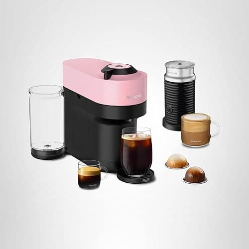 Nespresso Vertuo Pop+ Coffee and Espresso Maker by De'Longhi with Milk Frother, Candy Pink thumbnail 10