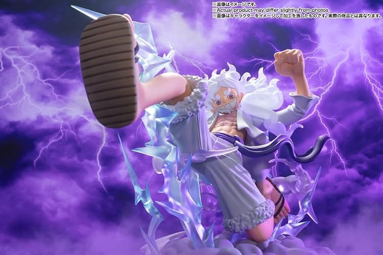 TAMASHII NATIONS - One Piece - [Extra Battle] Monkey D. Luffy -Gear 5 Gigant-, Bandai Spirits FiguartsZERO Collectible Figure thumbnail 6