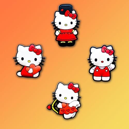 12 15Pcs Cute Charms for Croc Clog Shoes Decoration, Cats Charms Accessories for Shoe thumbnail 3