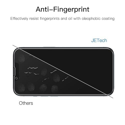 JETech Verre Trempé Anti-Espion pour iPhone 14 6,1 Pouces avec Protecteur Objectif Caméra Arrière, Couverture Complète,Film Protection Écran, 2 Pièces Chacun thumbnail 7