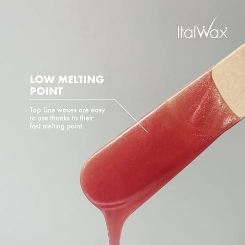 Italwax Top Line Pink Pearl Hard Wax Beads 1.65 lb (750 g) – Semi-Creamy Unscented Hard Wax for Facial Areas, Strong from First Pull, Suitable for Sensitive Skin, Professional Use – Made in Italy thumbnail 3